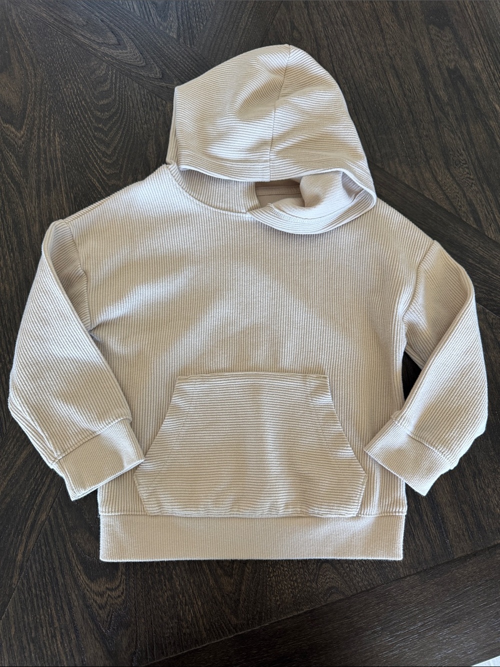 Cat & Jack Cream Hooded Pullover